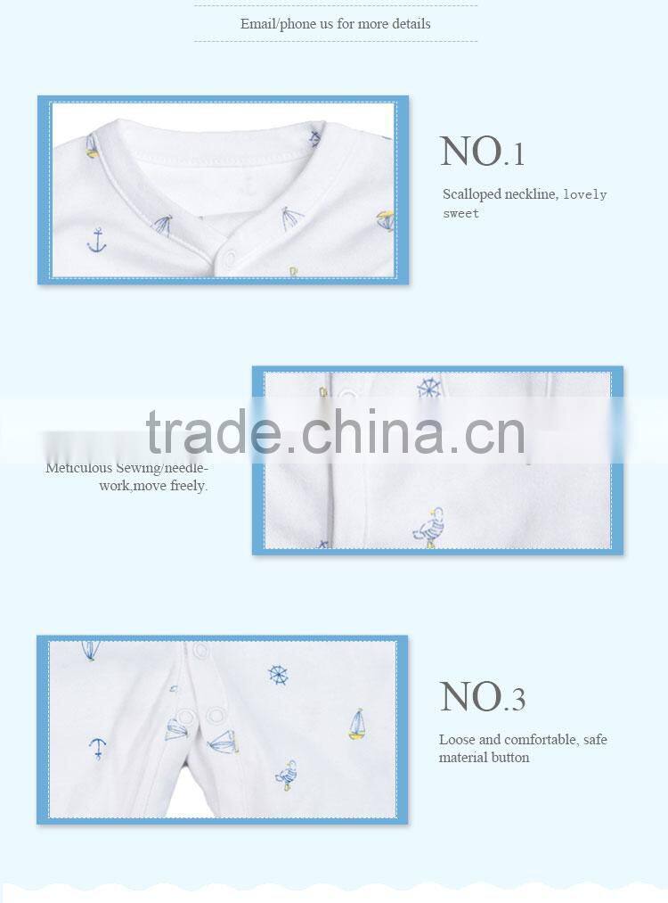 Cheap spring summer long sleeve kids girls clothing white cotton baby girl pyjama