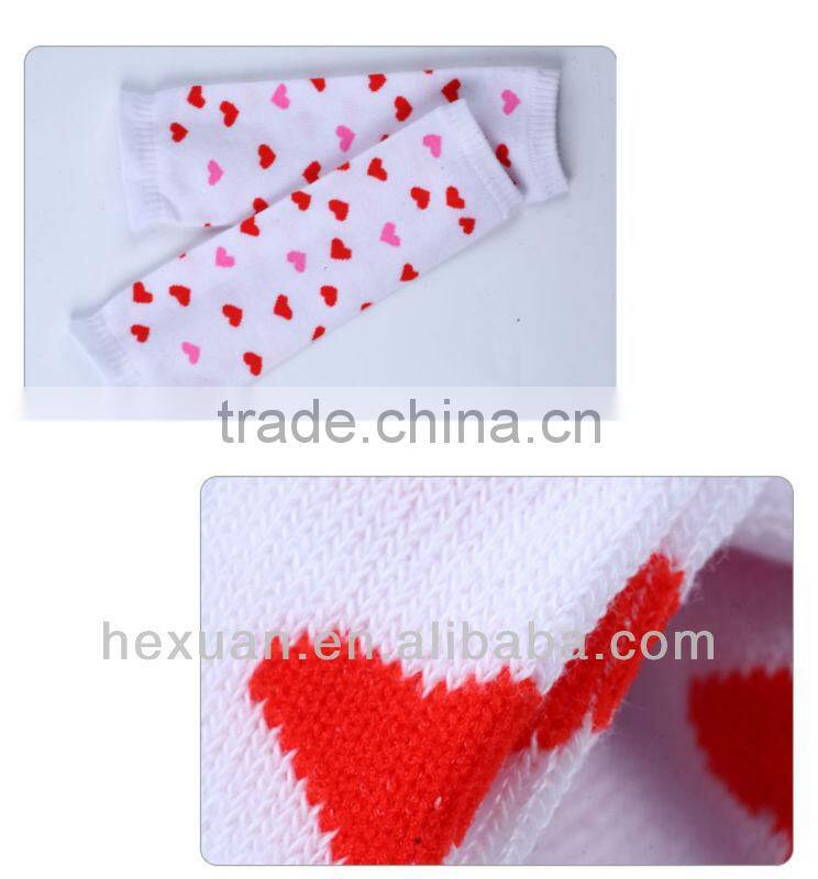 promotion colorful baby cotton arm warmers leg warmers