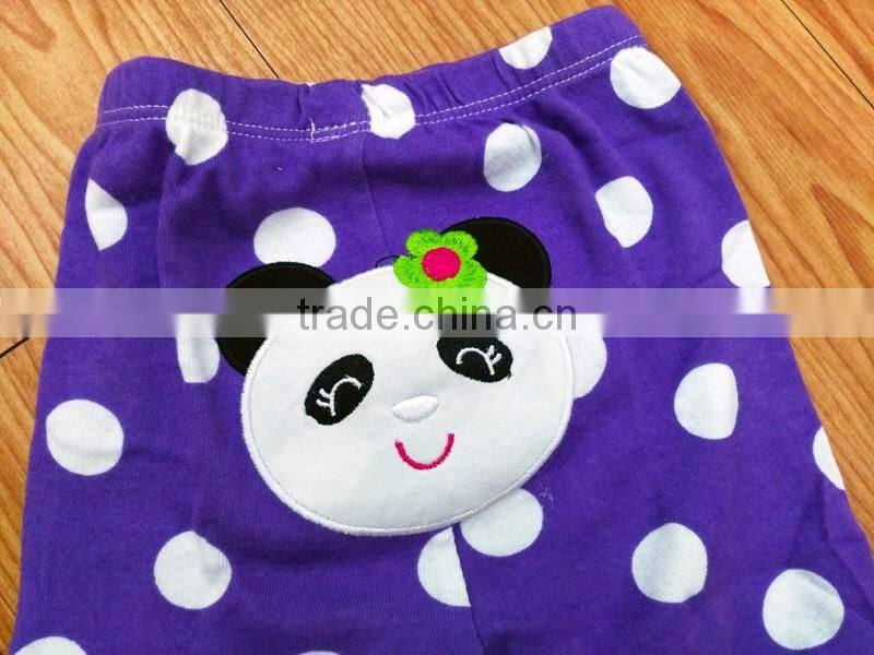 Summer hot seller daily baby short trousers set