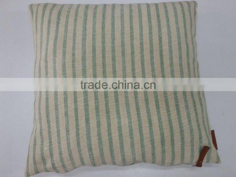 Linen look cotton cushion cover