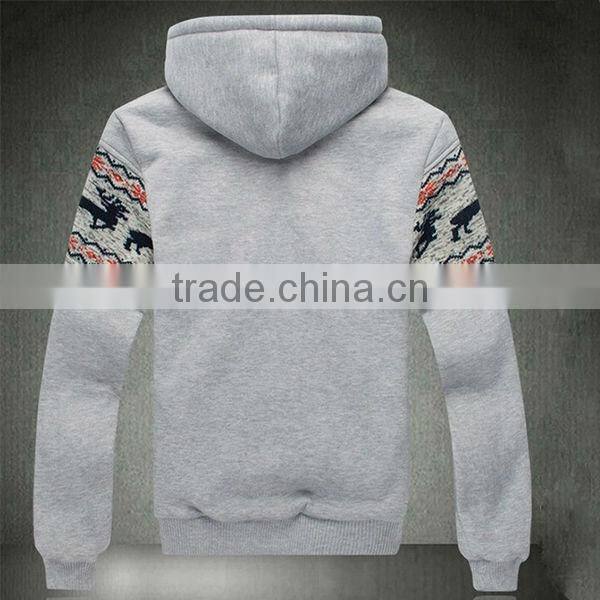 Cheap Plain Zipper Men Fancy Hoodies For OEM Service