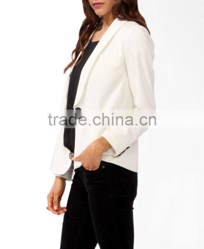 Longline Single Button Blazer