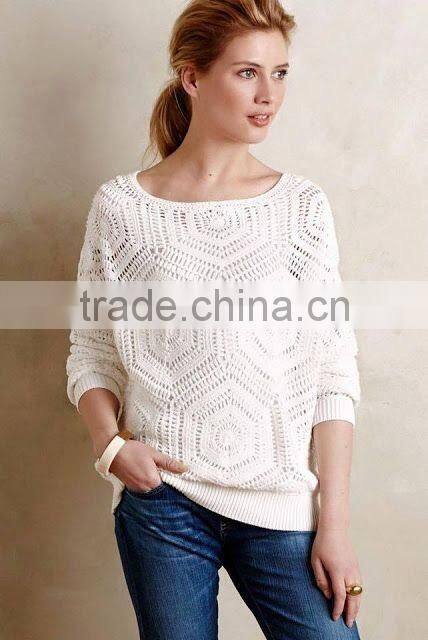 2017 Handmade Ladies Knitted Design Sweater