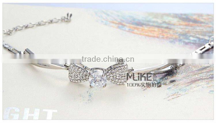 Bow-Tie 925 silver bracelet with Crystal M3007