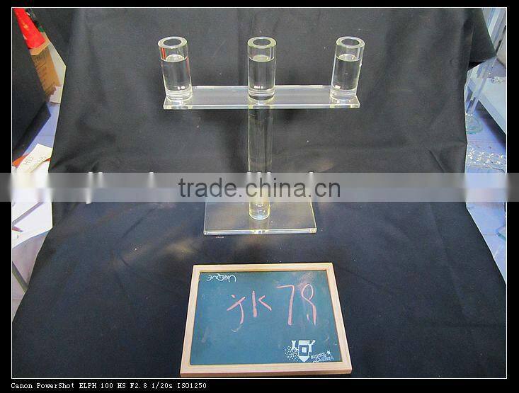crystal candle holder for home decoration