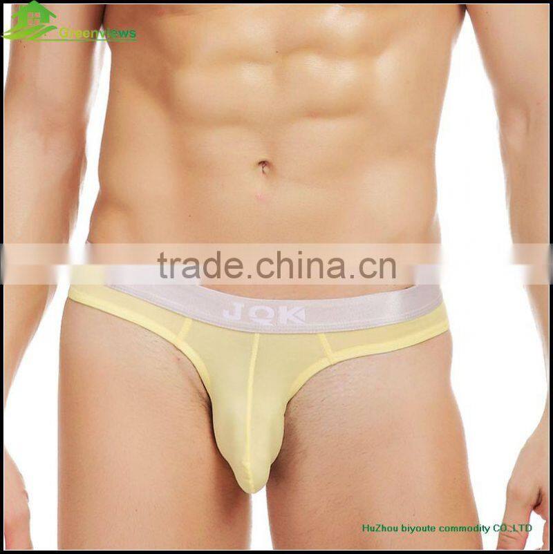 men thong Sexy gay thong T back for boy hot sell g strings penis cover men wearing g strings in stock