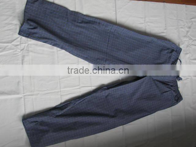 yarn dyed and print pants