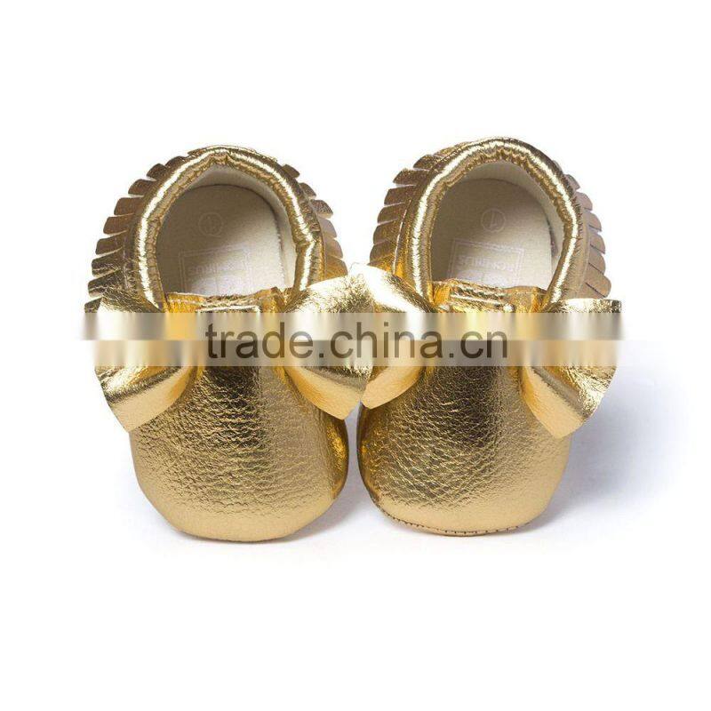 Foreign trade bow soft bottom shoes 5107 baby shoes and tassels