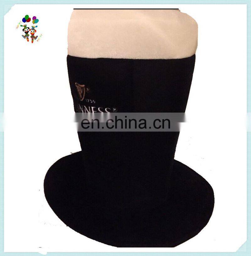 Black Giant Guinness Beer Novelty Costume Party Top Hats HPC-0262