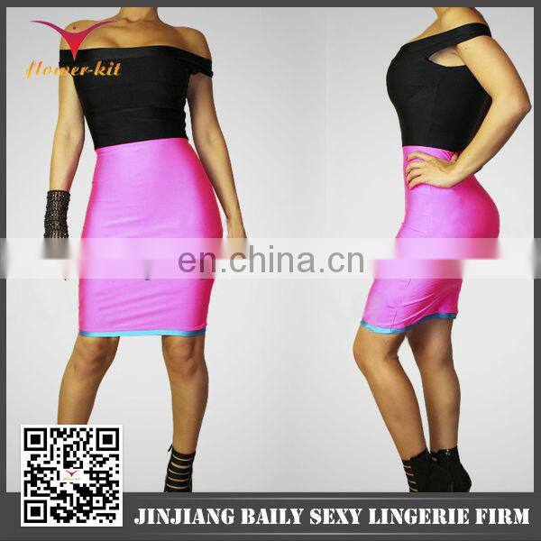 2014 Hot selling unique style cheap backless bandage dress