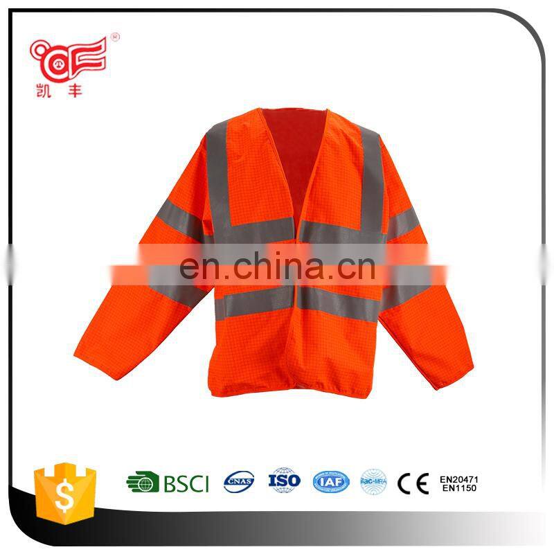 2017 3m reflective safety jacket with OEM design KF-063-O