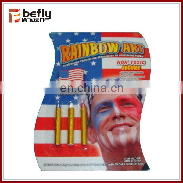 Spain football fans face paint stick