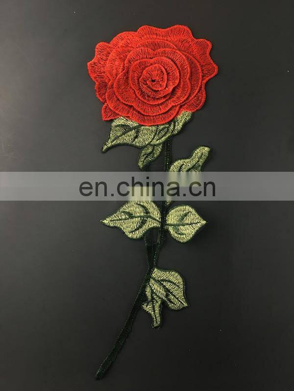 B-014 bridal front piece collars sewing on neckline lace applique for garment lace applique embroidery designs