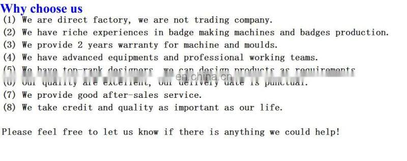 Factory price for sale plastic handed machine for button DCMA-250