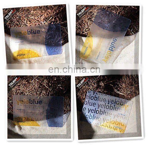 custom private design printed plastic PVC spot UV member card for promotion