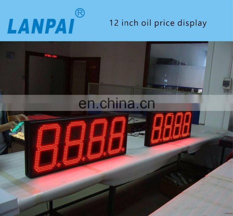 factory outdoor gas station led oil price sign