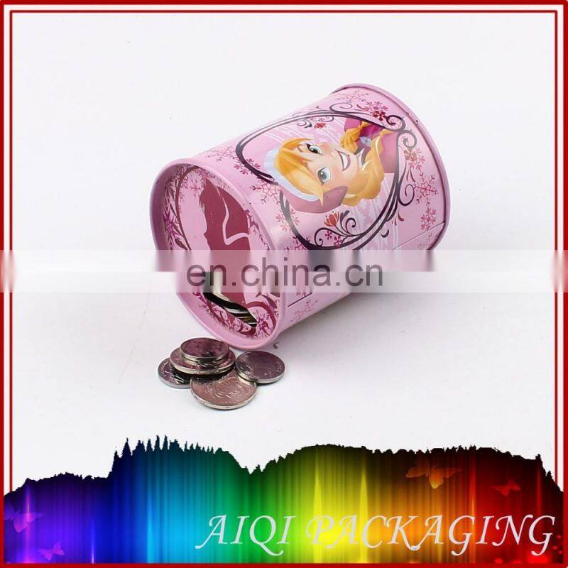 Cola Shaped Coin Tin Box