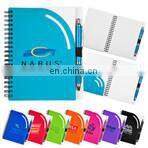 promotional customized notebook with notepad and hard cover