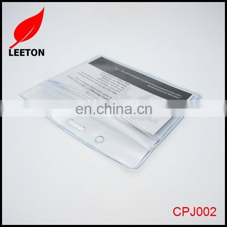 Rectangle PVC ID name badge holder