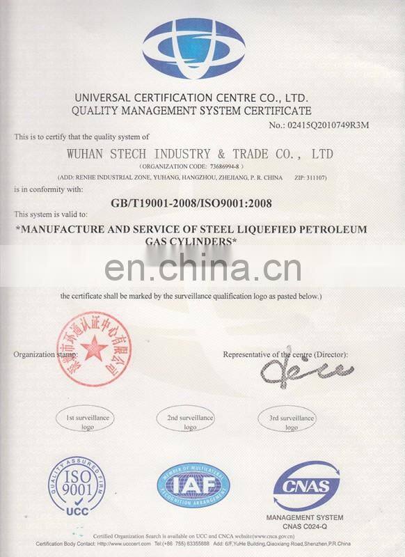 15KG ,35.5L LPG gas cylinder in best price