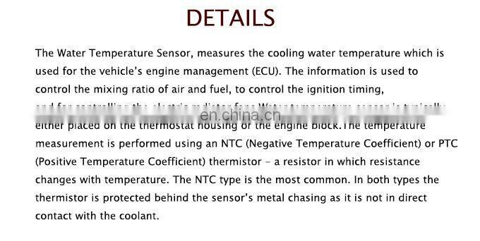 23514708 Water Temperature Temp Sensor Sender For Detroit Diesel Series 60