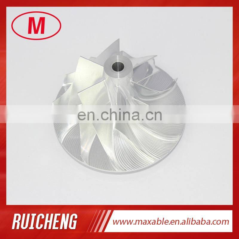 T04E 48.56/74.99mm 6+6 blades 442293-0009 turbo billet/milling/aluminum 2618 compressor wheel for 452003-0001/452072-0002