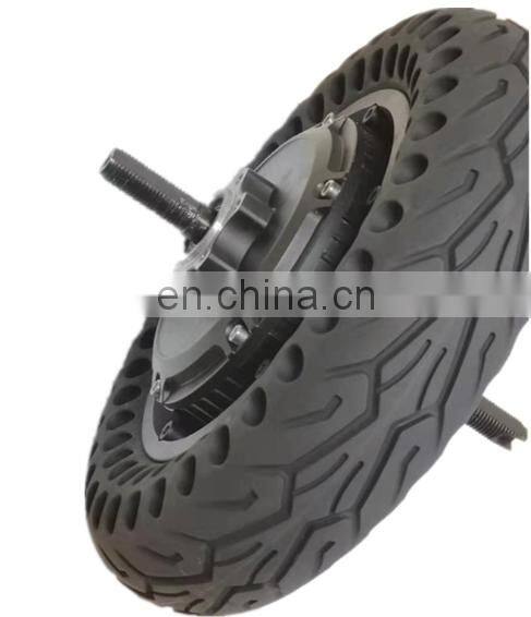10 Inch Brushless DC 500W 800w 1000W Inflatable Tire Electric Scooter Motor wheel