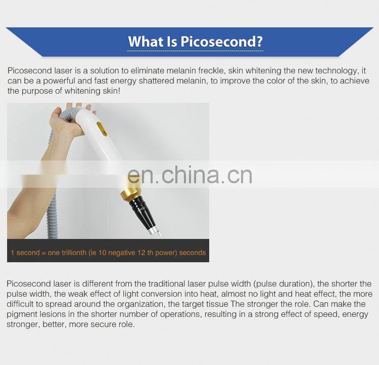 ND YAG Pico second Good Way Laser Pigment Remover Eyebrow Tattoo Removal Machine