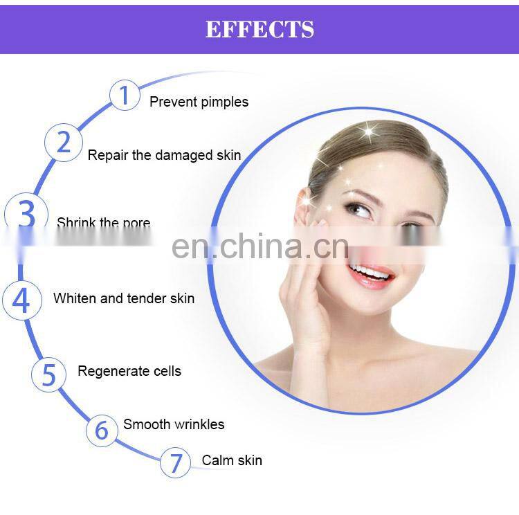 Foldable portable 7 color LED photon red blue acne removal skin rejuvenation spectrometer beauty equipment
