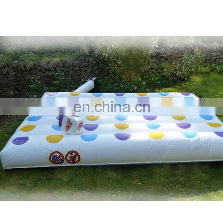 Hot selling large adult kids interactive sports arena toys inflatable twister game for sale