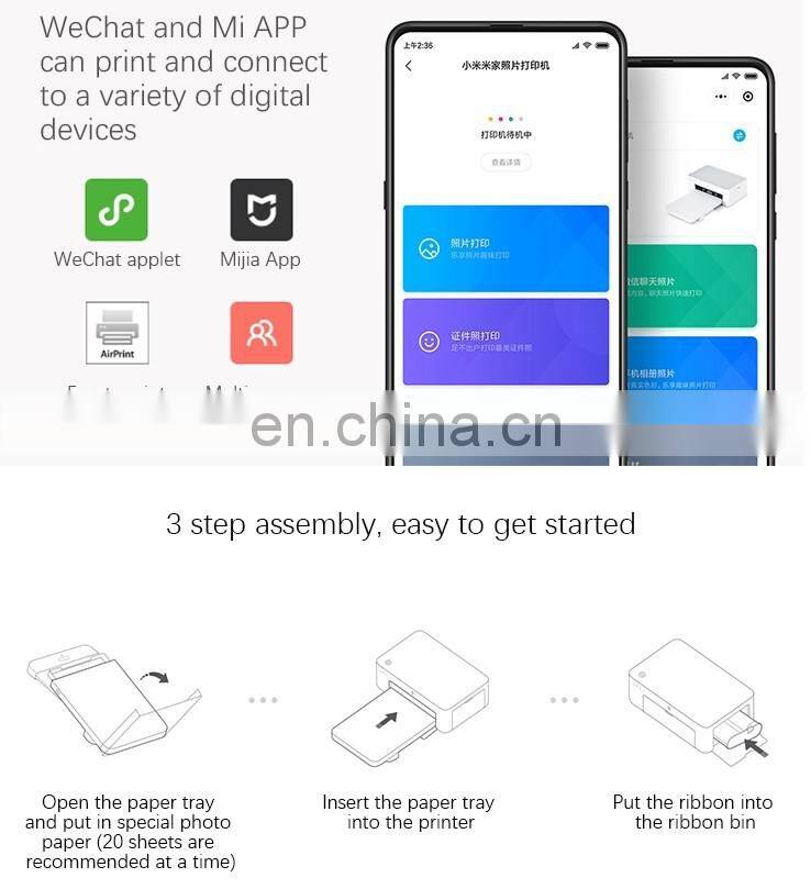 Wholesale Original Xiaomi Mijia Thermal Instant Passport Photo Printer