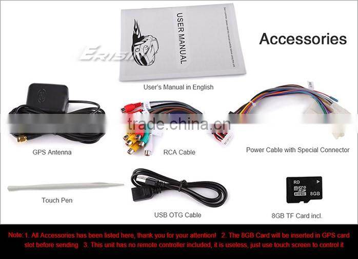 Erisin ES7603M 7" Car Audio DVD GPS Navigation System for Vitz Hilux