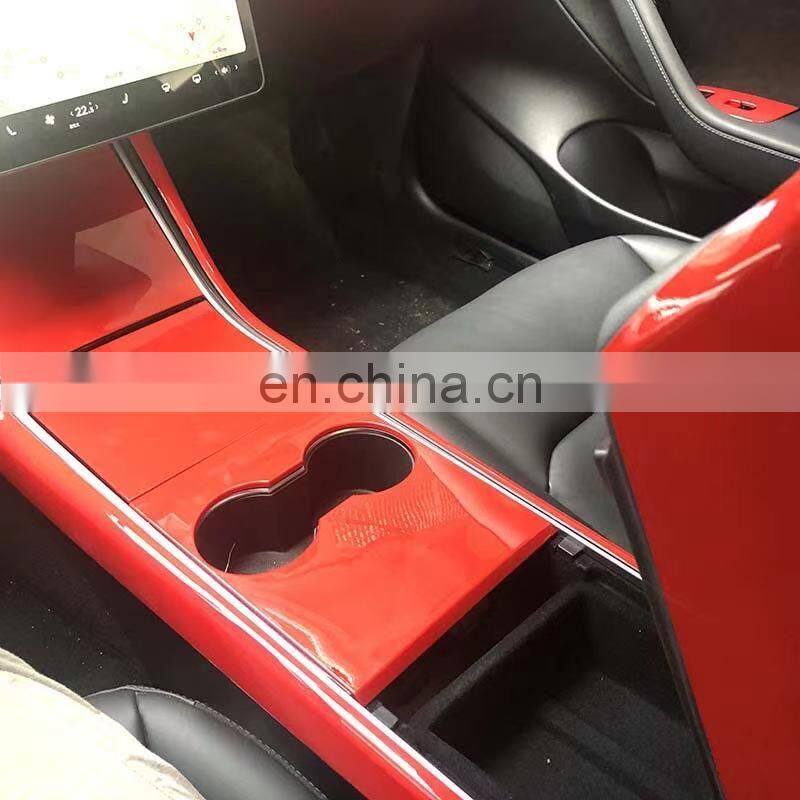 Car Central Control Panel Sticker For Tesla Model 3 Accessories Interior Style Auto Protective Film Car Accessories