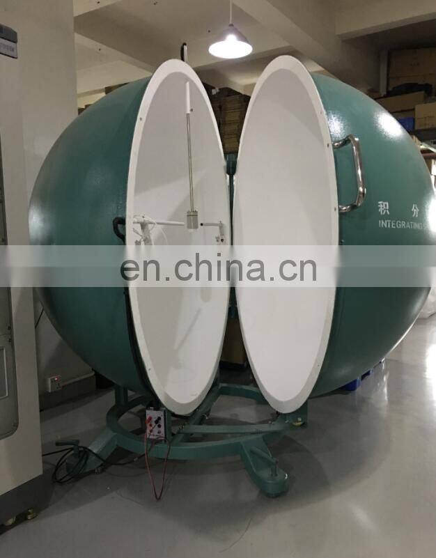 -0.3m 0.5m 1.0m 1.5m 1.75m 2.0m MA side opening selectable New Design Electric Integrating Sphere for lumen test