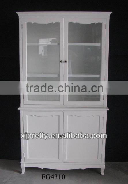 4-door bookcase/kitchen pantry cabinet/ cupboard storage shelves