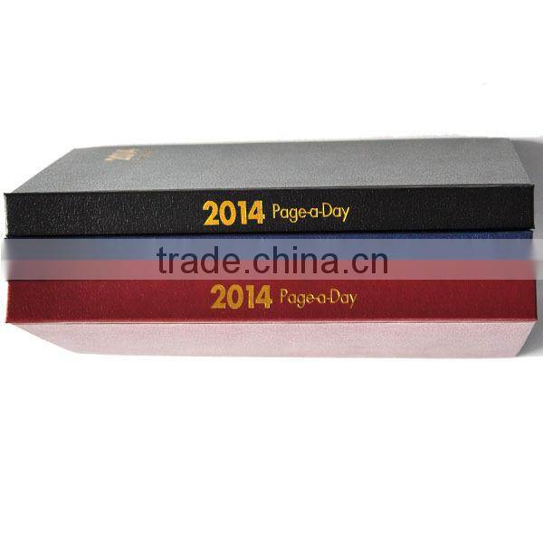 2014 daily hardcover notebook page a day Calendar Pad Pro