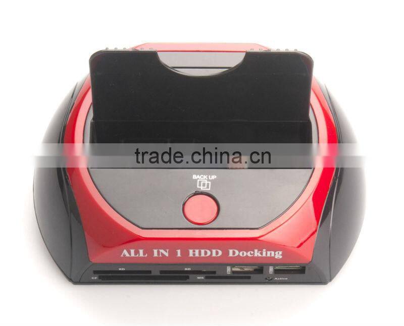 USB 3.0dual bay( IDE+ SATA) HDD Docking Station Dock with