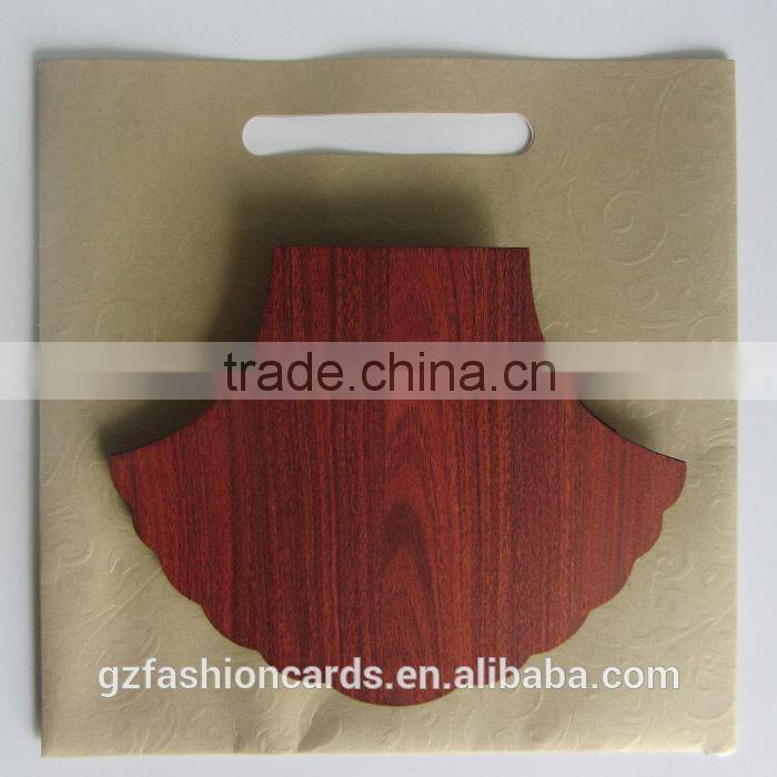 2014 Luxury Wooden Wedding Invitations