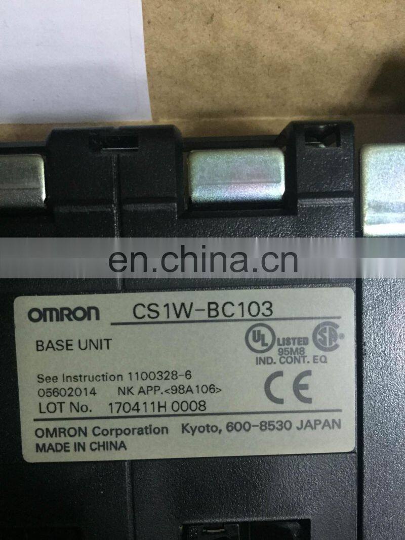 CS1W-BC103 Orignal Omron Base unit