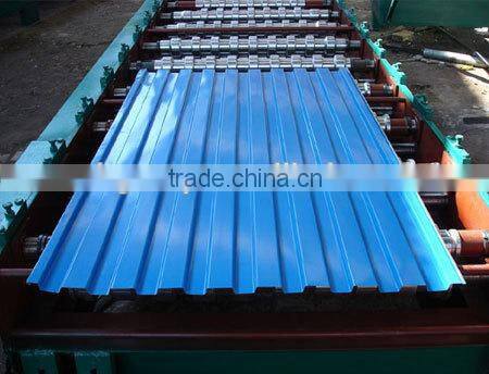 Roof sheet profile / roof tile making machine with PLC control screen