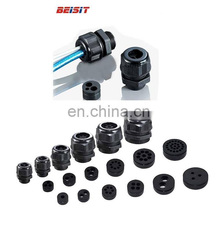 High Quality Metric Waterproof Nylon Cable Gland Multiple Hole
