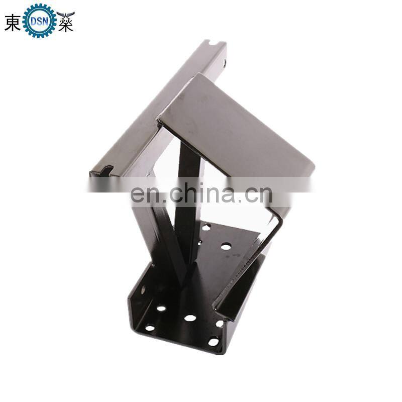 Customized Sheet Metal Fabrication Base Support Carbon Steel Welding Bracket
