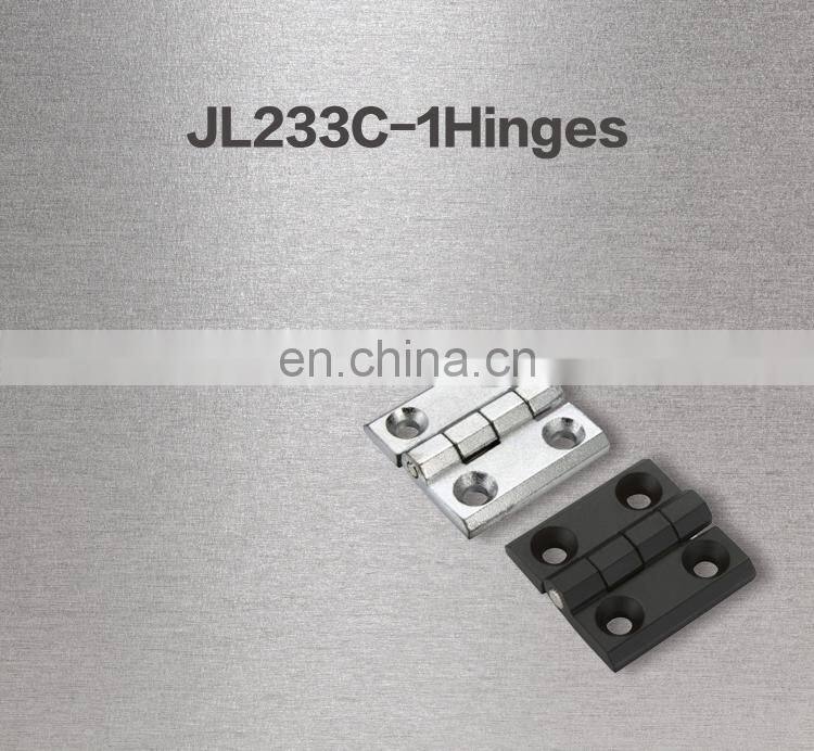 JL233C-1 Black Powder Coated ZDC Industrial External Hinges