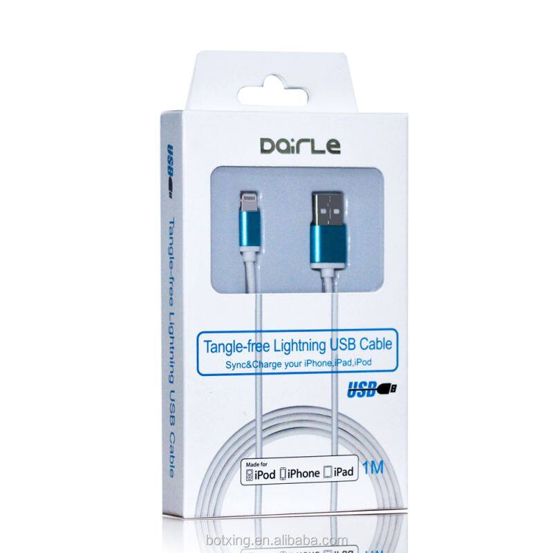 Customize High Quality Mfi Charging Cables For Iphone 8 Accept Logo Printing