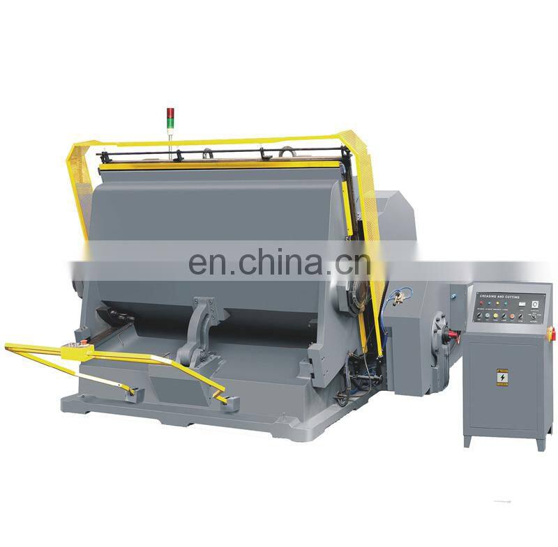ML2500 Large Hand Feed Corrugated Carton Die Cutting & Creasing Machine, Flat Bed Paper Cardboard Die Punching Cutter Press