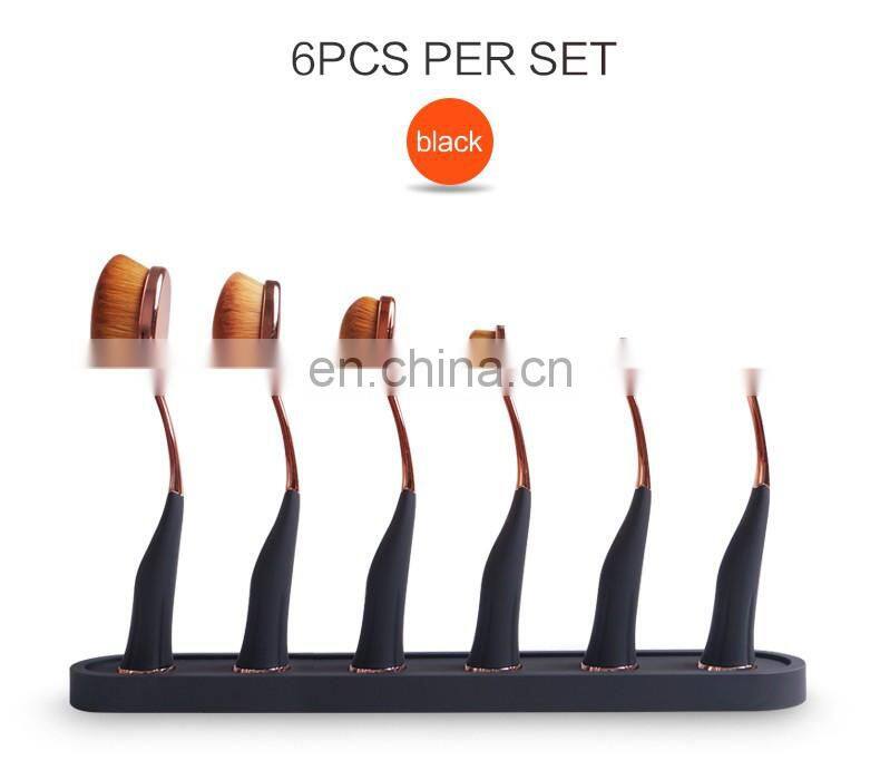 6pcs Magnetic Stand Cosmetic Makeup Brush sets