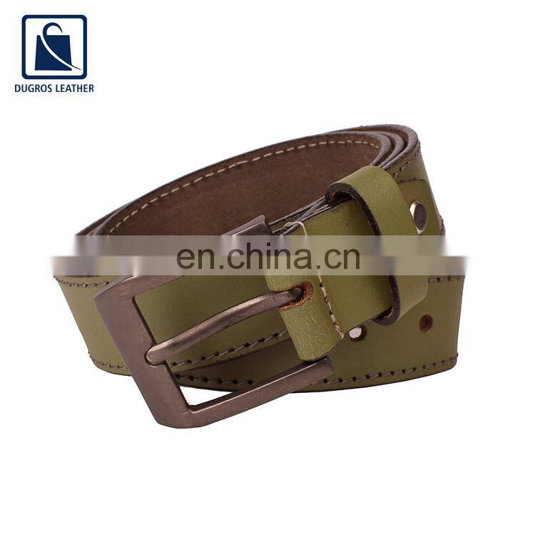 Leading Wholesale Supplier of Anthracite Fitting Buckle Closure Type Stylish Look Genuine Leather Belt for Men