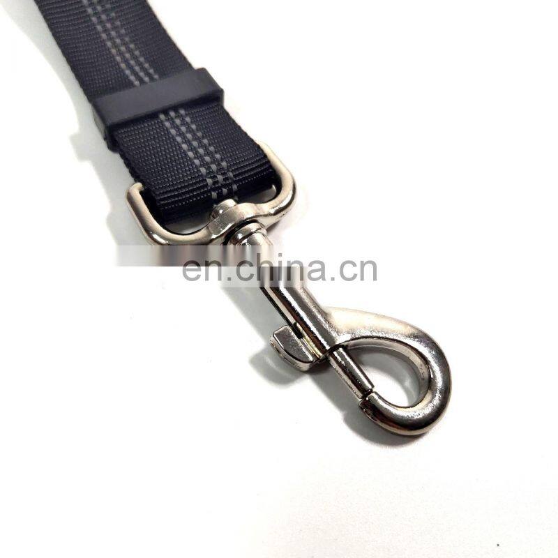 Dog Seat Belt Adjustable Durable Car Seat Belt Reflective Elastic Nylon Bungee Connect Dog Harness in Vehicle Travel Strap Leads