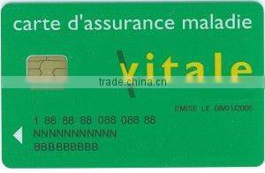 ISO plastic smart card