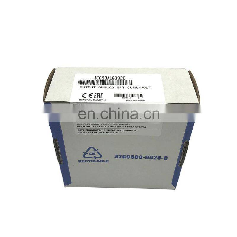 PAC systems Fanuc analog current/voltage output module IC693ALG392